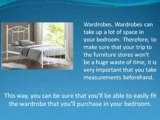 Practical Tips to Consider When Purchasing Different Types of Bedroom Furniture
