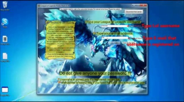 Leauge Of Legends Riot Points Generator June - July 2013 Update