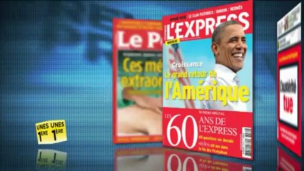 Revue de presse Unes 1ère - vendredi 31 mai 2013