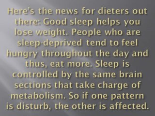 Benefits of Good Sleep