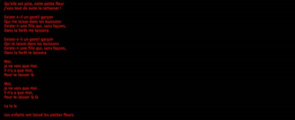 La cueillette des fleurs