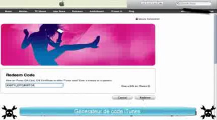 [Nouveau] Generateur de code iTunes June - July 2013 Update