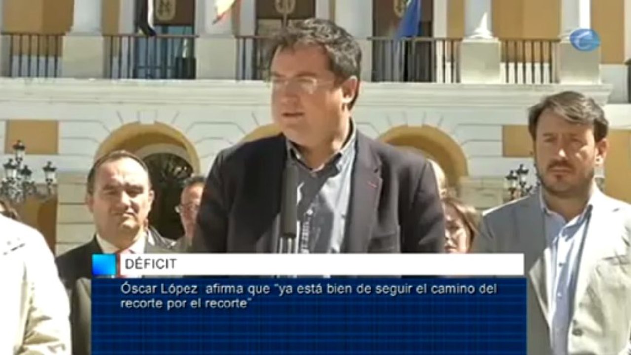 Óscar López afirma que "ya está bien de seguir el camino del recorte por el recorte"
