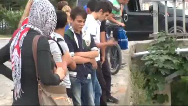 İtfaiyeden balıklara yardım