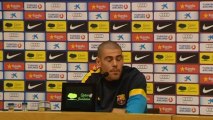 Víctor Valdés no descarta seguir jugando próxima temporada en el Barcelona