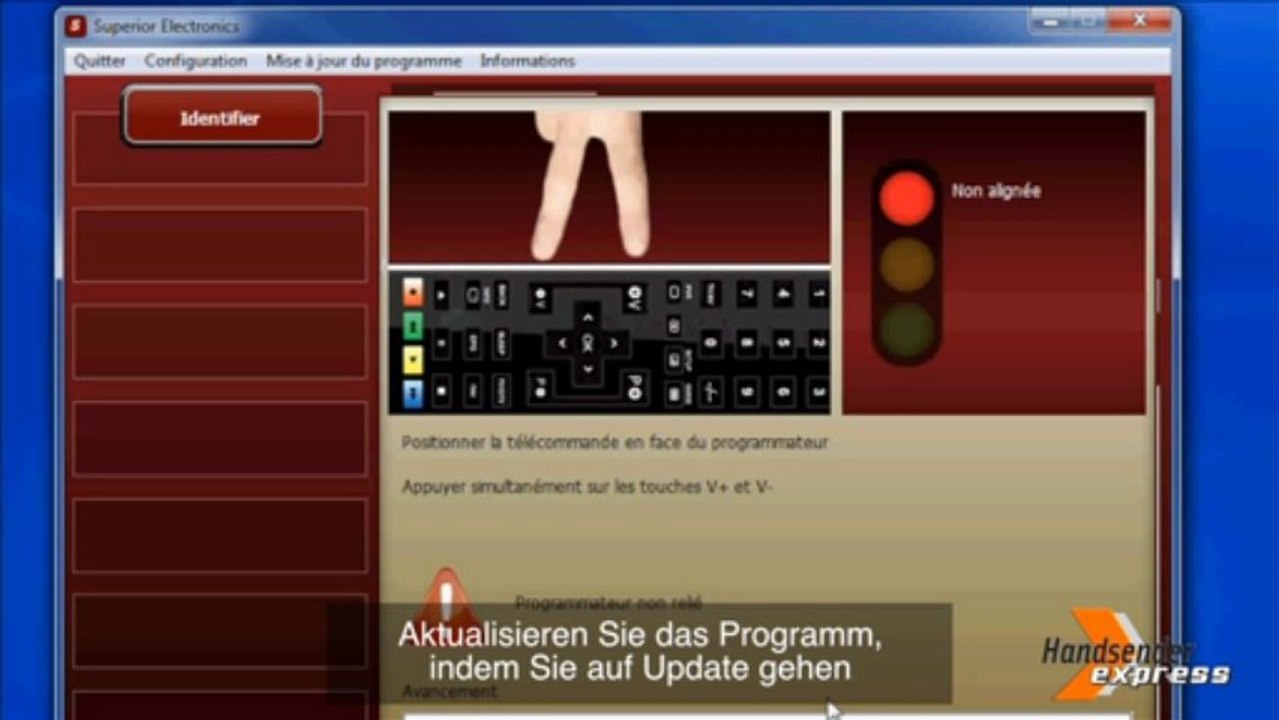 Programmierung meines  Handsenders SuperiorRC1-1