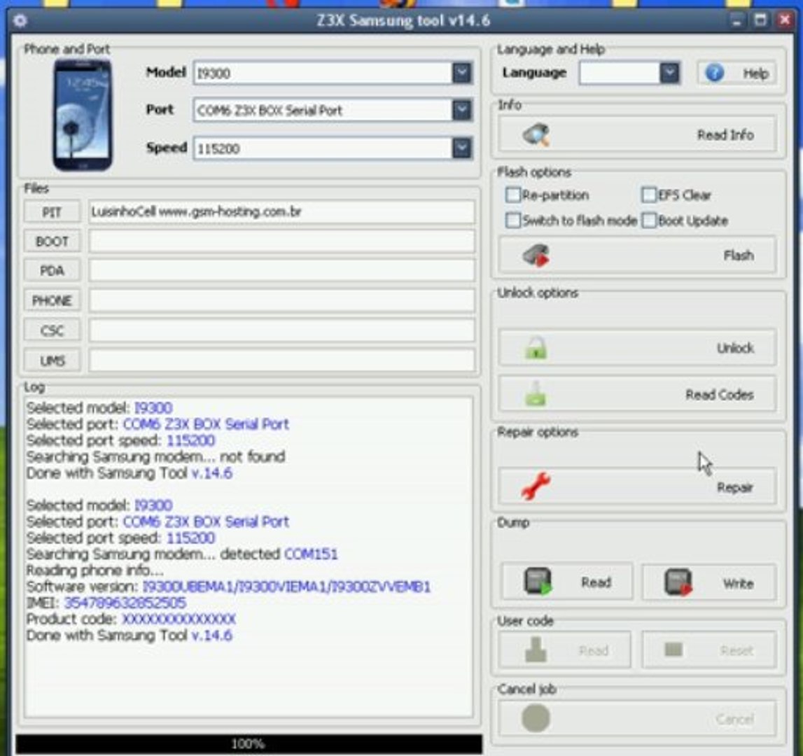 Samsung mini galaxy s3 imei repair