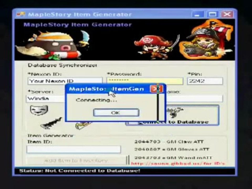 MapleStory  Free Items Meso Generator v135 Updated 2013