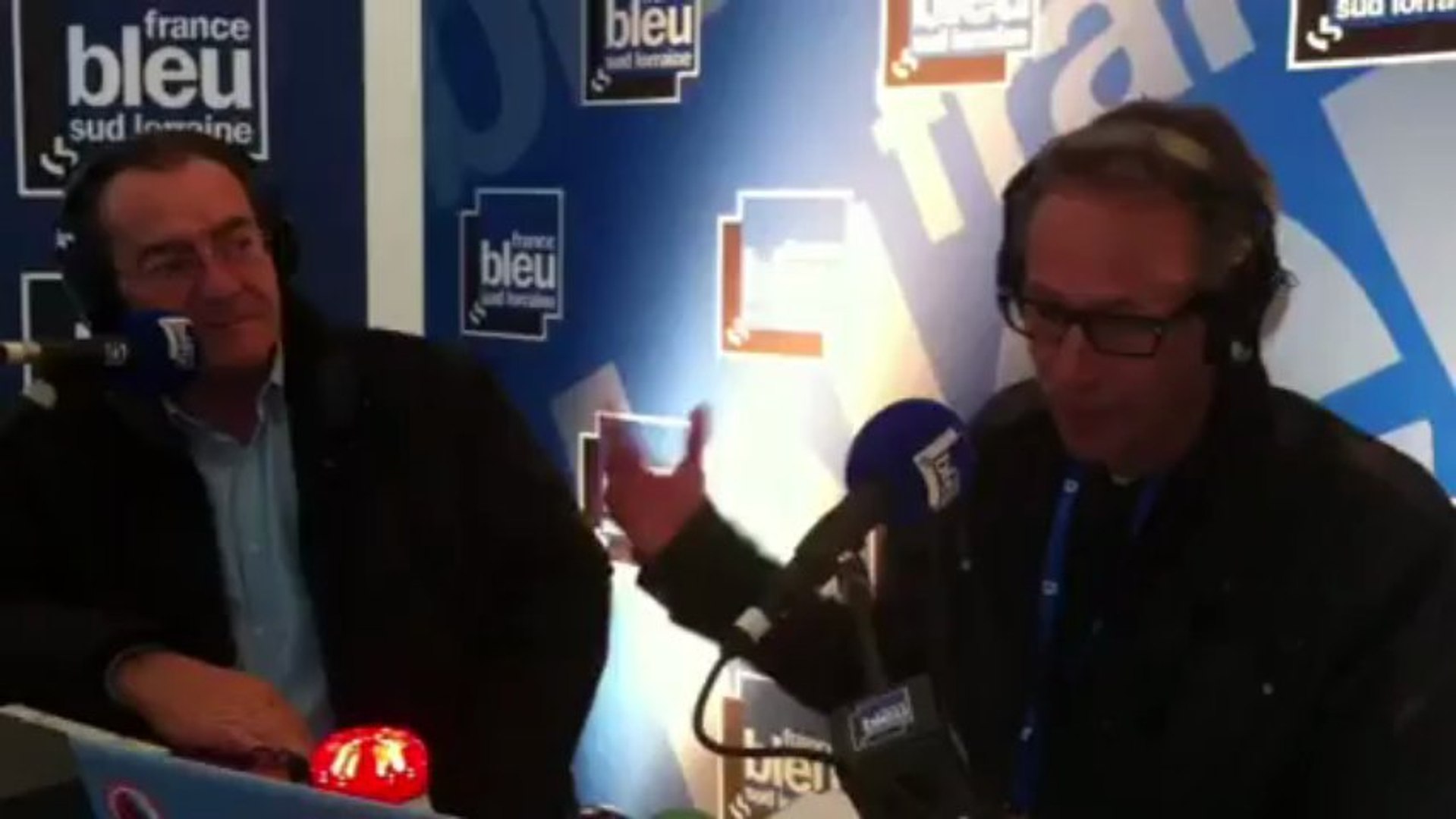 Jean-Pierre Pernaut avec France Bleu Lorraine à Nancy Frédéric Belot ©  Radio France - Vidéo Dailymotion
