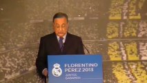 Florentino Pérez, orgulloso de los títulos logrados