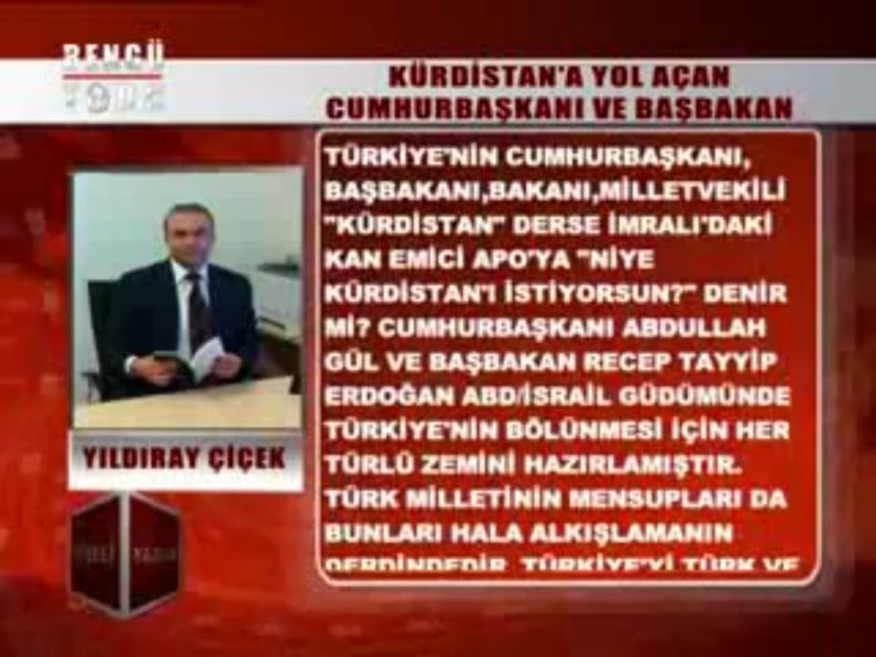 KÖŞELİ YAZILAR - YILDIRAY ÇİÇEK 31.05.2013