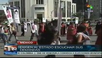 Protestan en México para exigir fin de desapariciones forzadas
