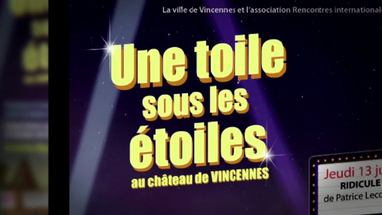 Une toile sous les étoiles du 13 au 15 juin 2013