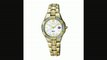 Seiko Ladies&apos Solar Gold Plated Stone Set Bracelet Watch Review