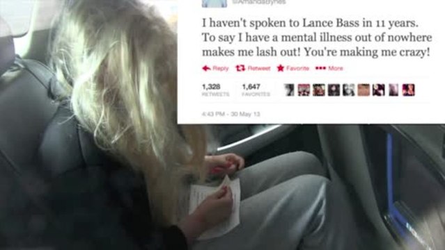 Amanda Bynes Gives Lance Bass the Ugly Treatment
