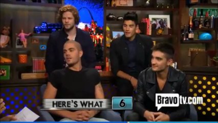 The Wanted on One Direction - Bravo Interview