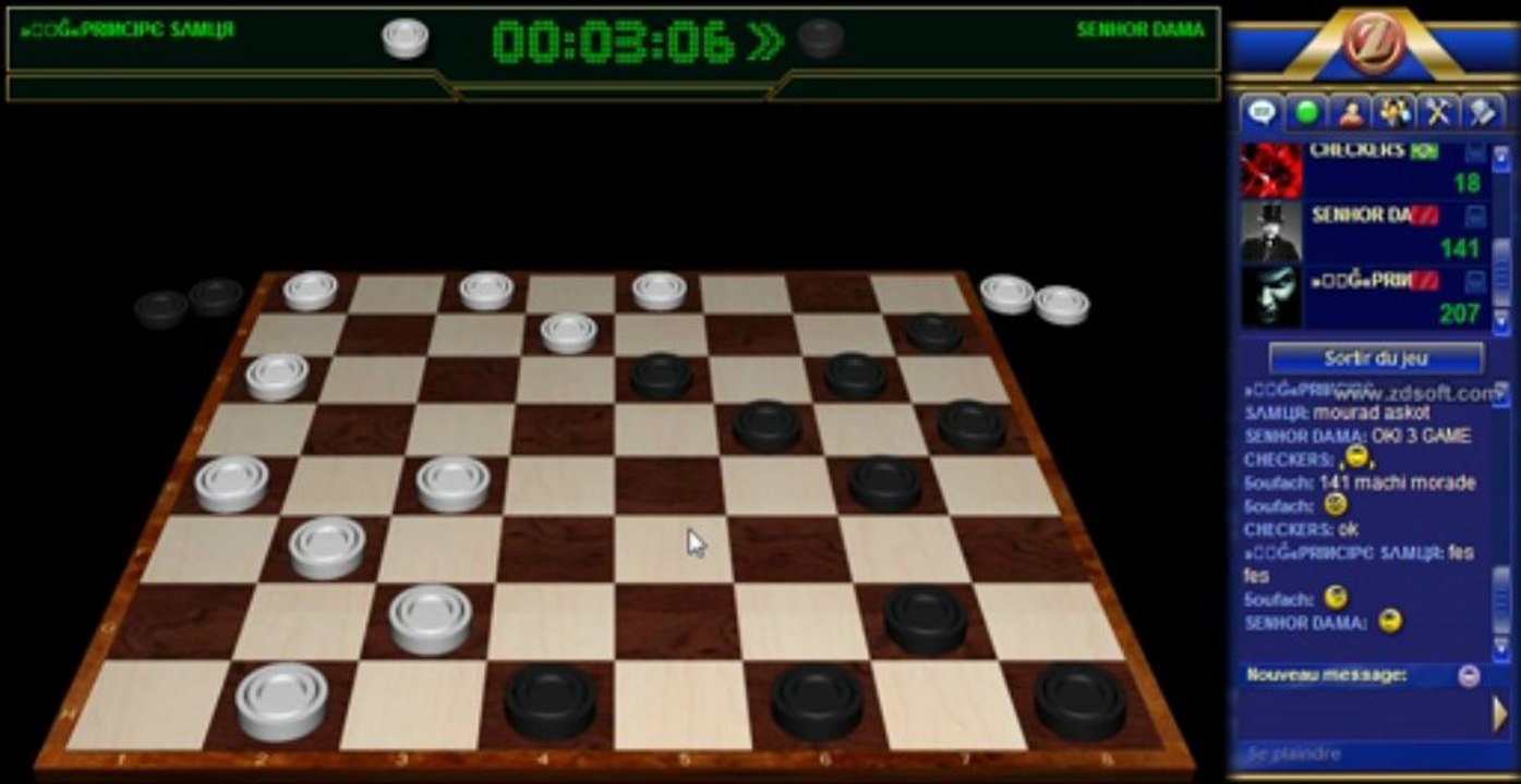 Playing checkers FES FES VS EL CAPITAINE