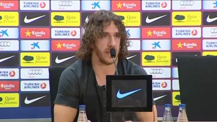Carles Puyol claims that he was in pain all season and thought of retiring