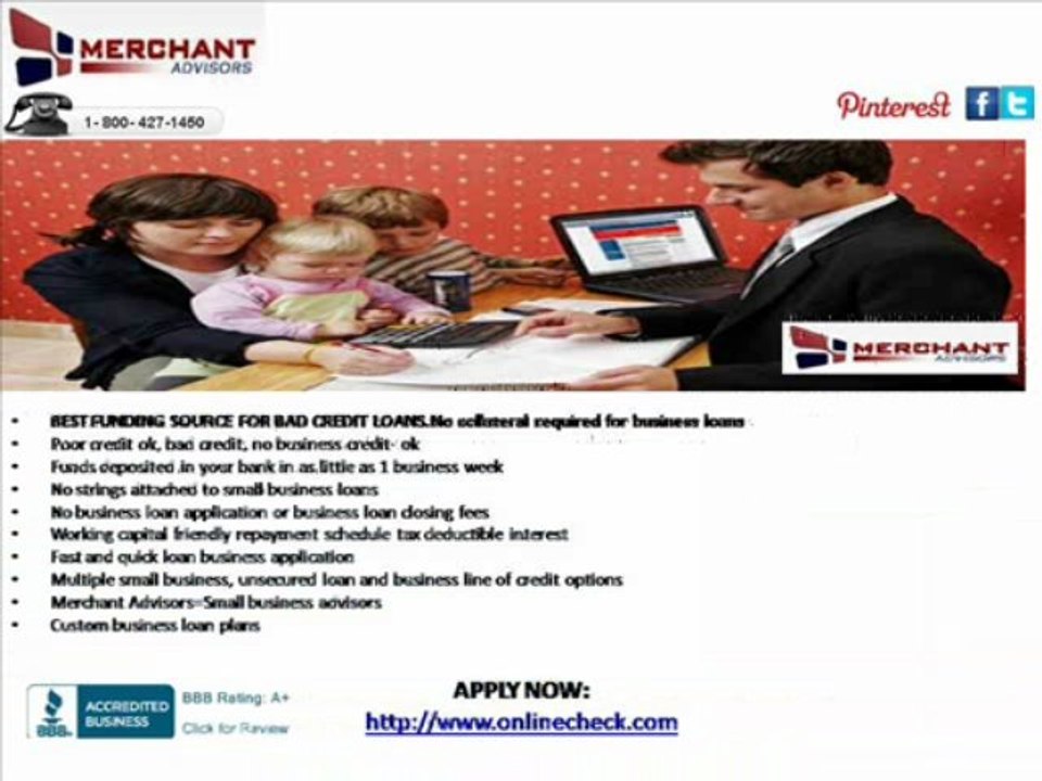 Fast Business Cash Advance Loans