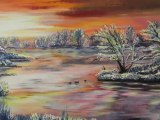 Mes Paysages de Neige - Olivier Lemennicier Artiste peintre sur toile, Peinture Acrylique - Vidéo