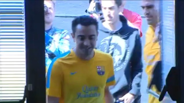 Carles Puyol comments on Eric Abidal's parting and his physical situation