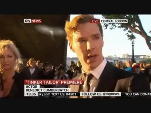 Benedict Cumberbatch - Sky Interview at the Tinker Tailor UK (Rus Sub)