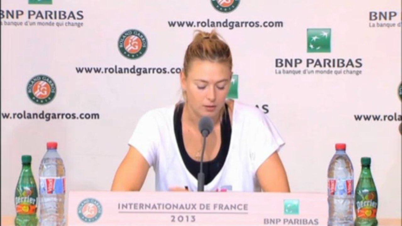 French Open: Sharapova: 'Das Blatt kann sich schnell wenden'