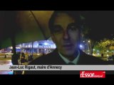 [VIDEO] Coupe de France: Le maire d'Annecy déçu de la défaite de l'ETG FC, mais heureux du parcours de l'équipe