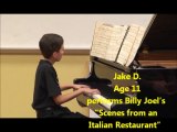 Billy Joel's Scenes from Italian Restaurant performed by: Jake D.