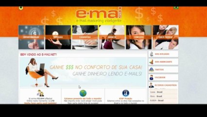 E-mai - Ganhe dinheiro lendo Email Grátis