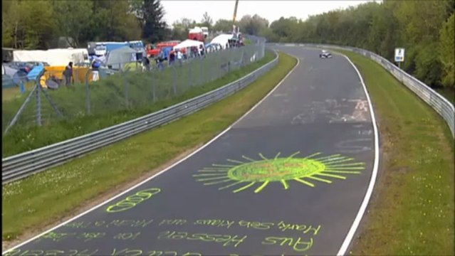 Schumacher returns behind the wheel of an F1 car to lap the Nurburgring