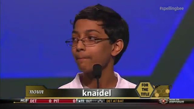 The winner of Spelling so HAPPY to win... not really!