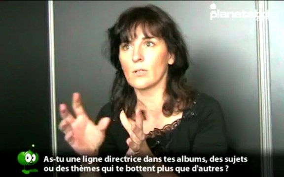 Cécile (Cécile Brosseau) en interview pour planetebd.com