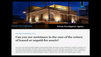 Can you use assistance in the case of the return of leased or unpaid-for assets?