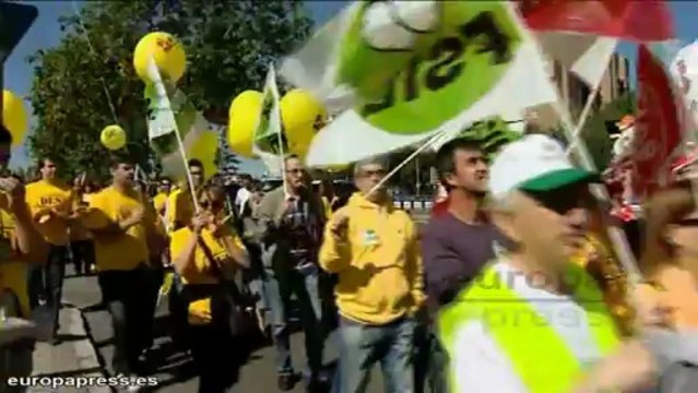 Manifestación contra la privatización de la FP