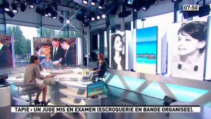 Najat Vallaud Belkacem invitéer de la Matinale de Canal+