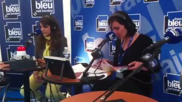 Marina d'Amico avec France Bleu Lorraine à la foire internationale de Nancy