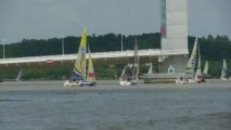 Solitaire du Figaro, le départ de Bordeaux