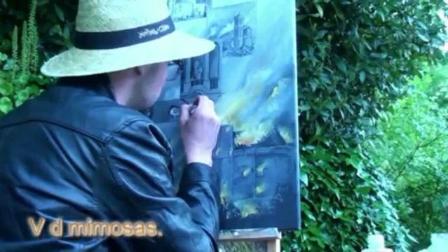 Montmartre à Clisson le S 1 06 2013 concours d,artistes peintre .