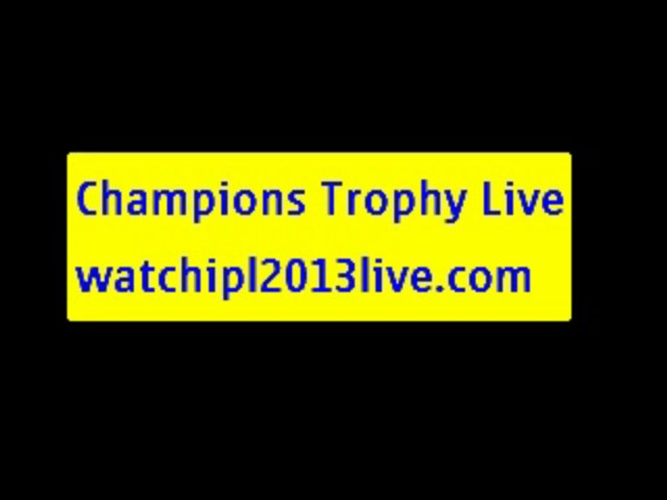 Live Cricket - ICC Champions Trophy Live Streaming
