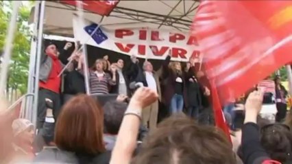 Mélenchon réunit des milliers de sympathisants à Toulouse contre l’austérité