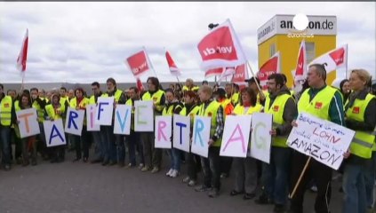 Nouveau débrayage des employés d'Amazon en Allemagne
