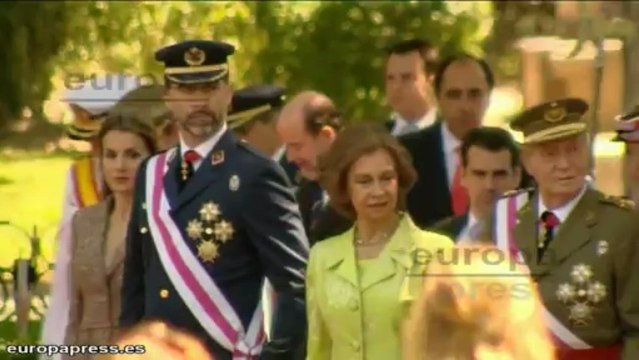 Aplausos al Rey en el Día de las Fuerzas Armadas