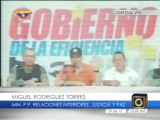 Rodríguez Torres: Van 103 homicidas capturados desde el inicio de Plan Patria Segura