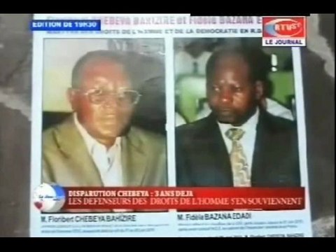 RDC: Commémoration de l'an 3 de l'assassinat des défenseurs des droits de l'homme Floribert CHEBEYA et Fidèle BAZANA