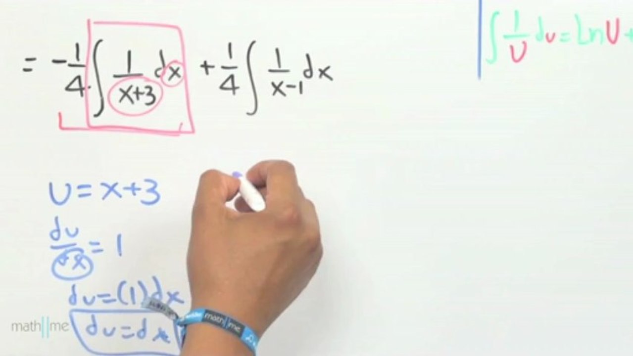 Integrar 1_(x^2 2x-3), por facciones parciales