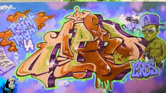Caleb Aero - paint our town 2013 - Los Angeles