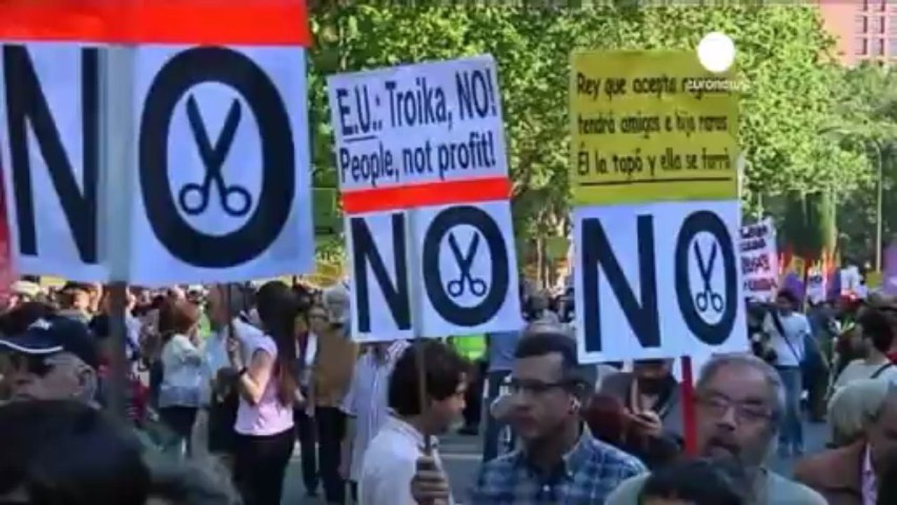 La Península Ibérica marcha contra la troika