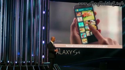 Carlo Carollo di Samsung ci presenta in dettaglio il Galaxy S4 con i suoi accessori