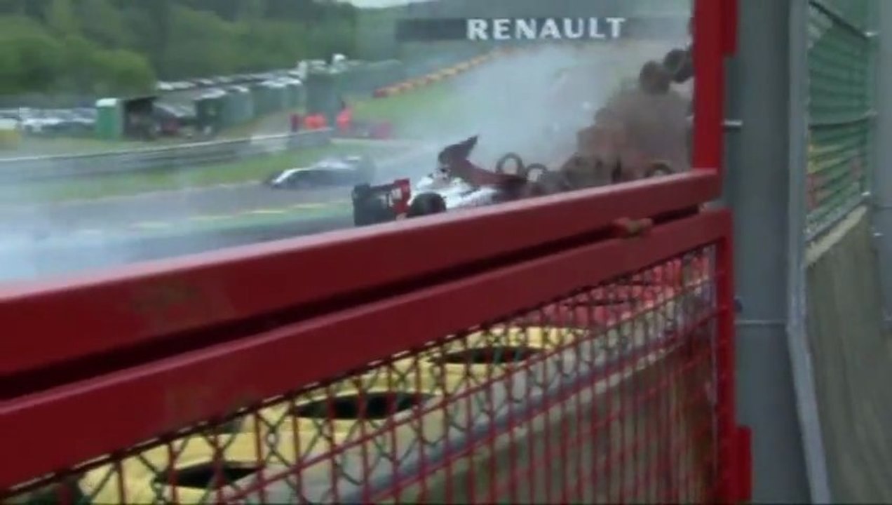 Formula Renault 3 5 Series Spa Francorchamps Muller Cunha Huge CRASH